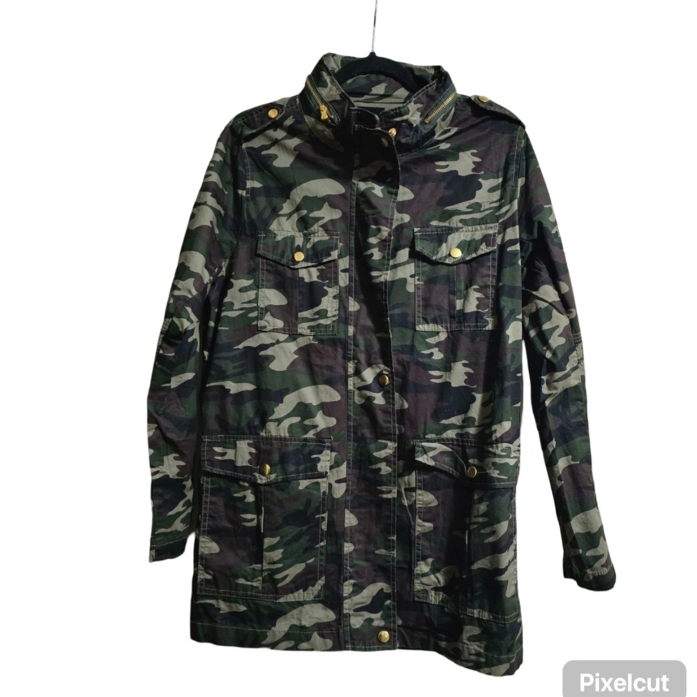 CAMO AND GOLD LADIESCAMO COAT